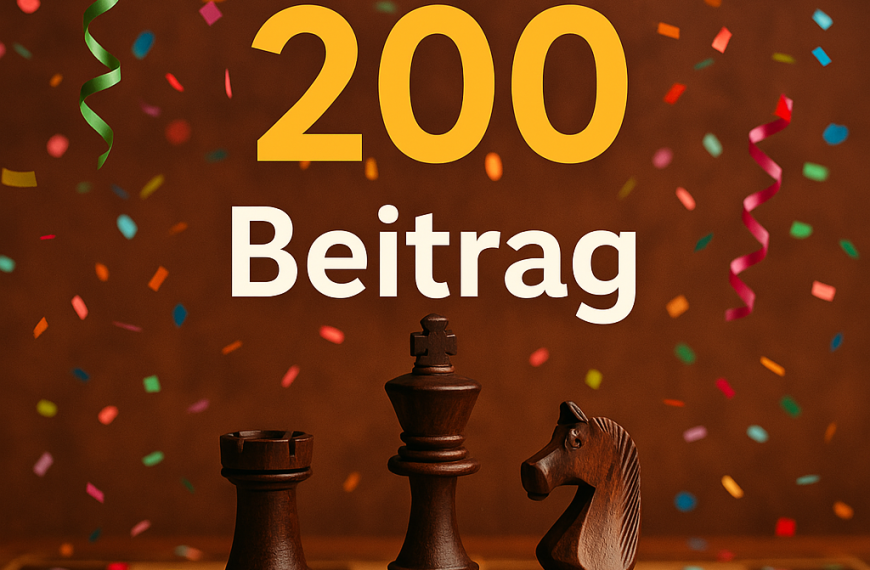 Knapp ein Jahr Homepage Schachklub Neuburg