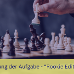 Lösung der Aufgabe  – „Rookie Edition“ (9)